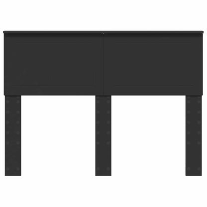 Kopfteil Schwarz Eichen-Optik 135 cm Holzwerkstoff