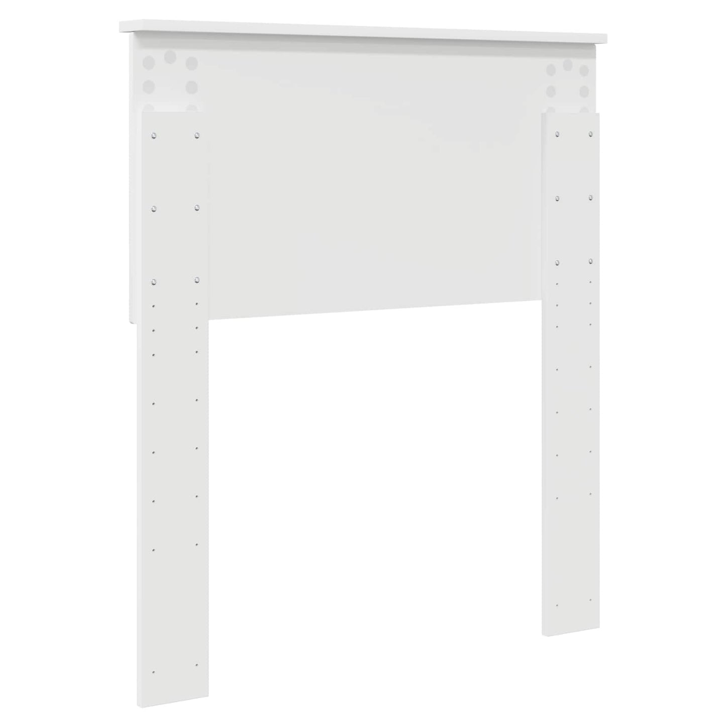 Kopfteil Weiß 75 cm Holzwerkstoff