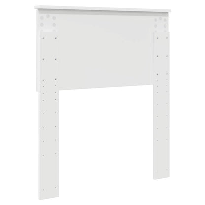 Kopfteil Weiß 75 cm Holzwerkstoff