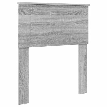 Kopfteil Graues Sonoma 75 cm Holzwerkstoff