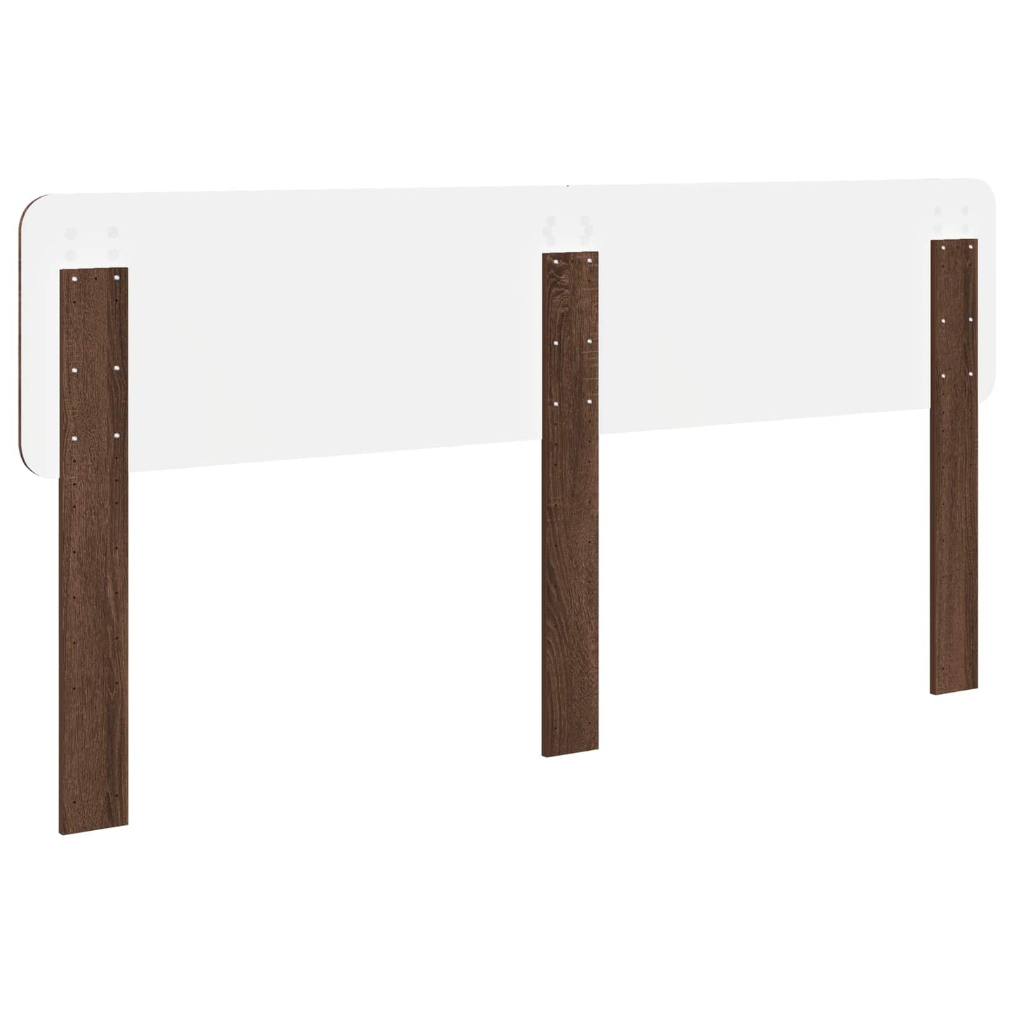 Kopfteil Braun Eichen-Optik 200 cm Holzwerkstoff