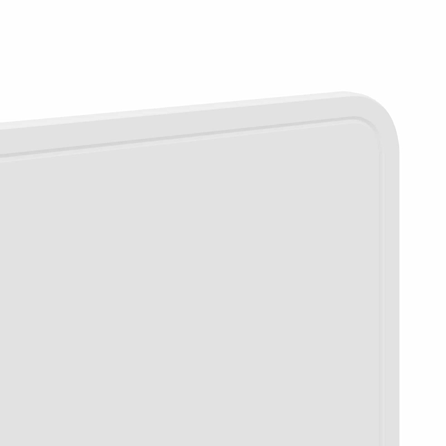 Kopfteil Glänzend Weiß 160 cm Holzwerkstoff