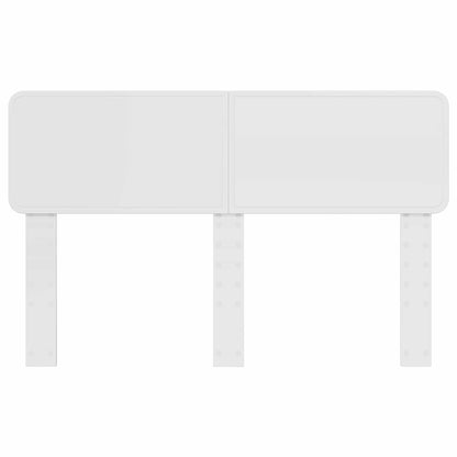 Kopfteil Glänzend Weiß 160 cm Holzwerkstoff