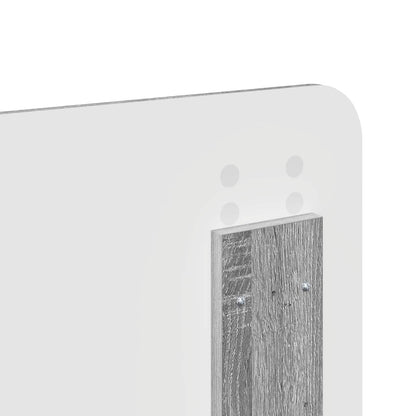 Kopfteil Graues Sonoma 150 cm Holzwerkstoff