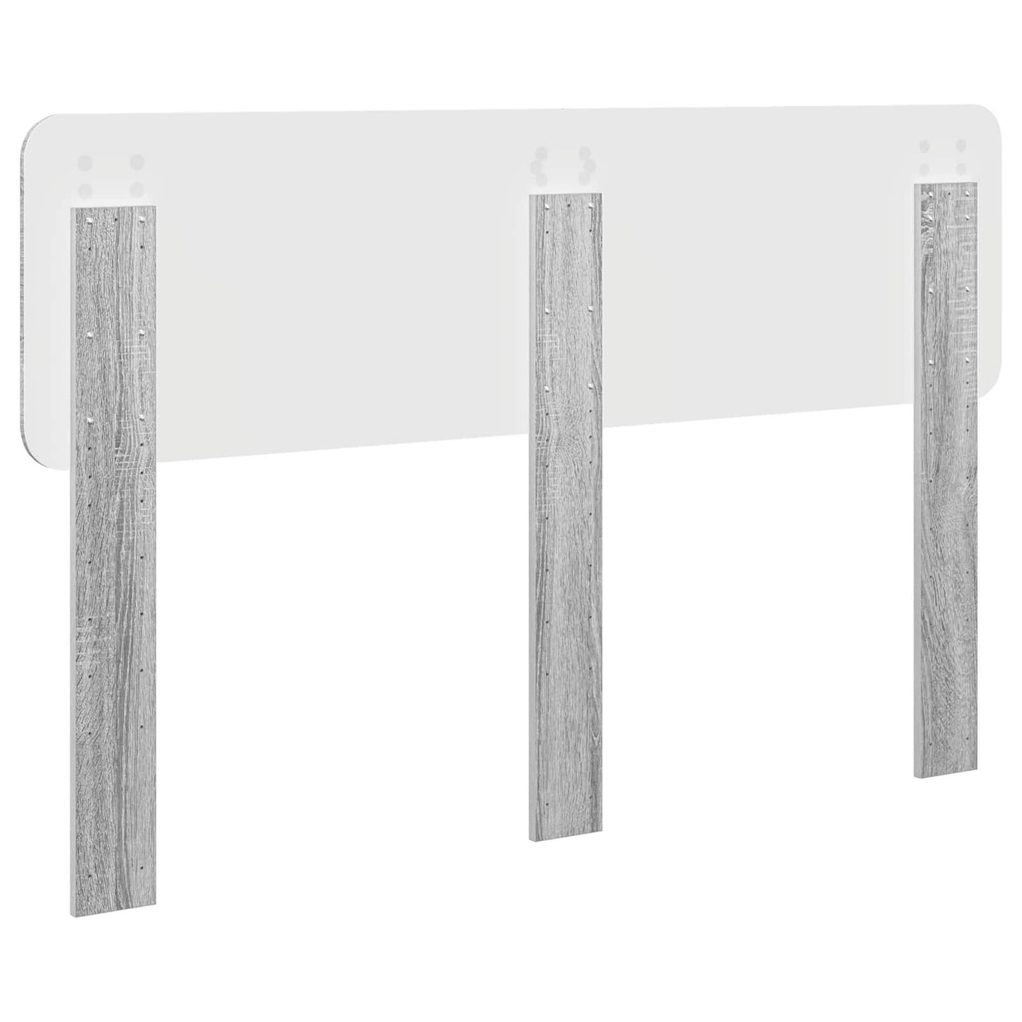 Kopfteil Graues Sonoma 150 cm Holzwerkstoff