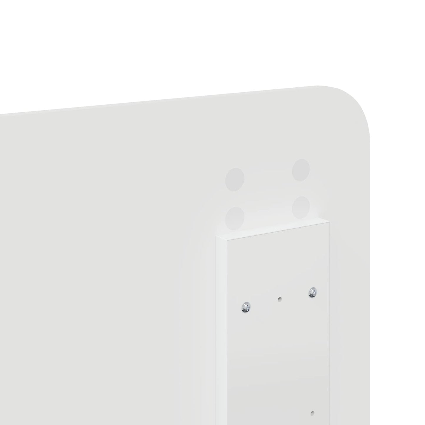 Kopfteil Weiß 140 cm Holzwerkstoff