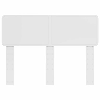 Kopfteil Glänzend Weiß 135 cm Holzwerkstoff