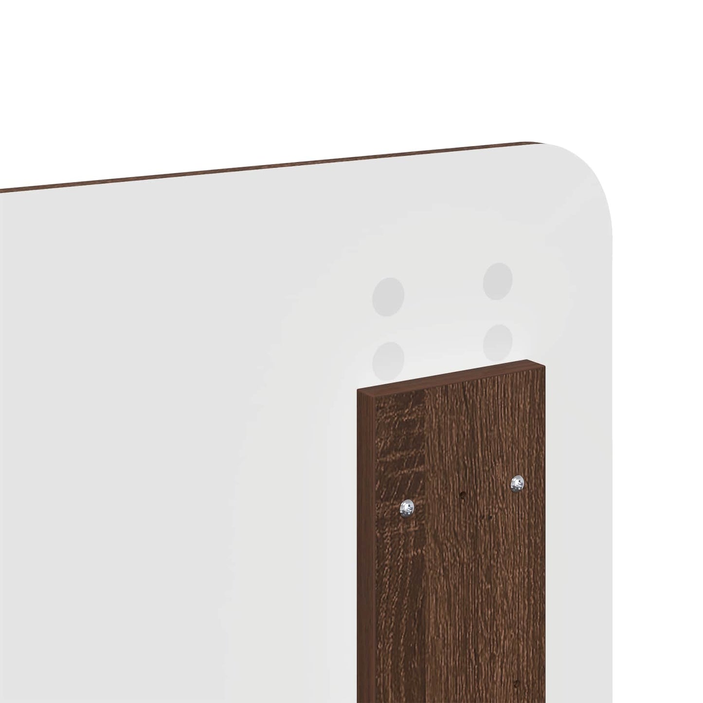 Kopfteil Braun Eichen-Optik 120 cm Holzwerkstoff