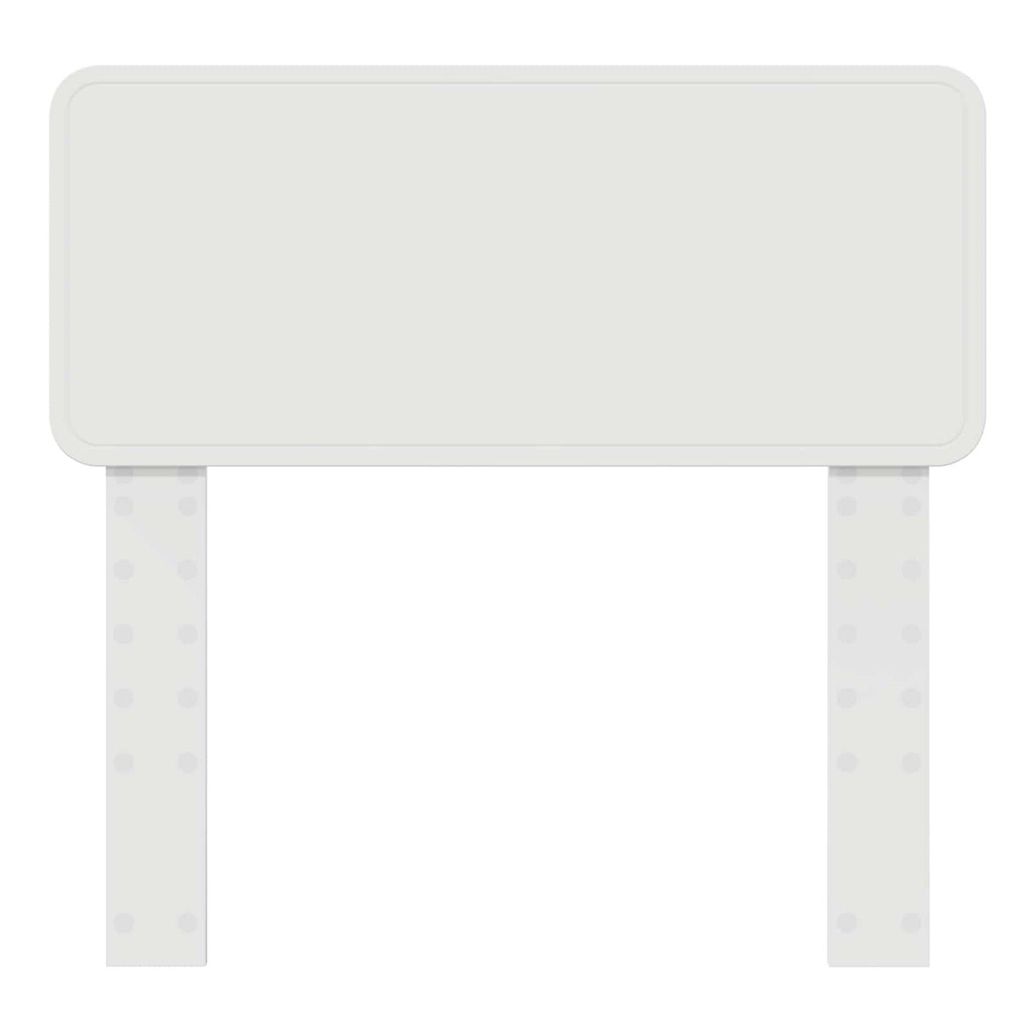 Kopfteil Weiß 80 cm Holzwerkstoff