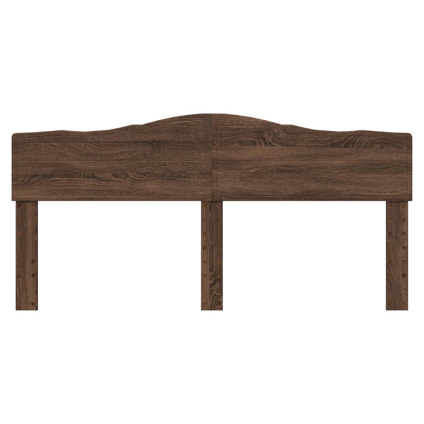 Kopfteil Braun Eichen-Optik 200 cm Holzwerkstoff