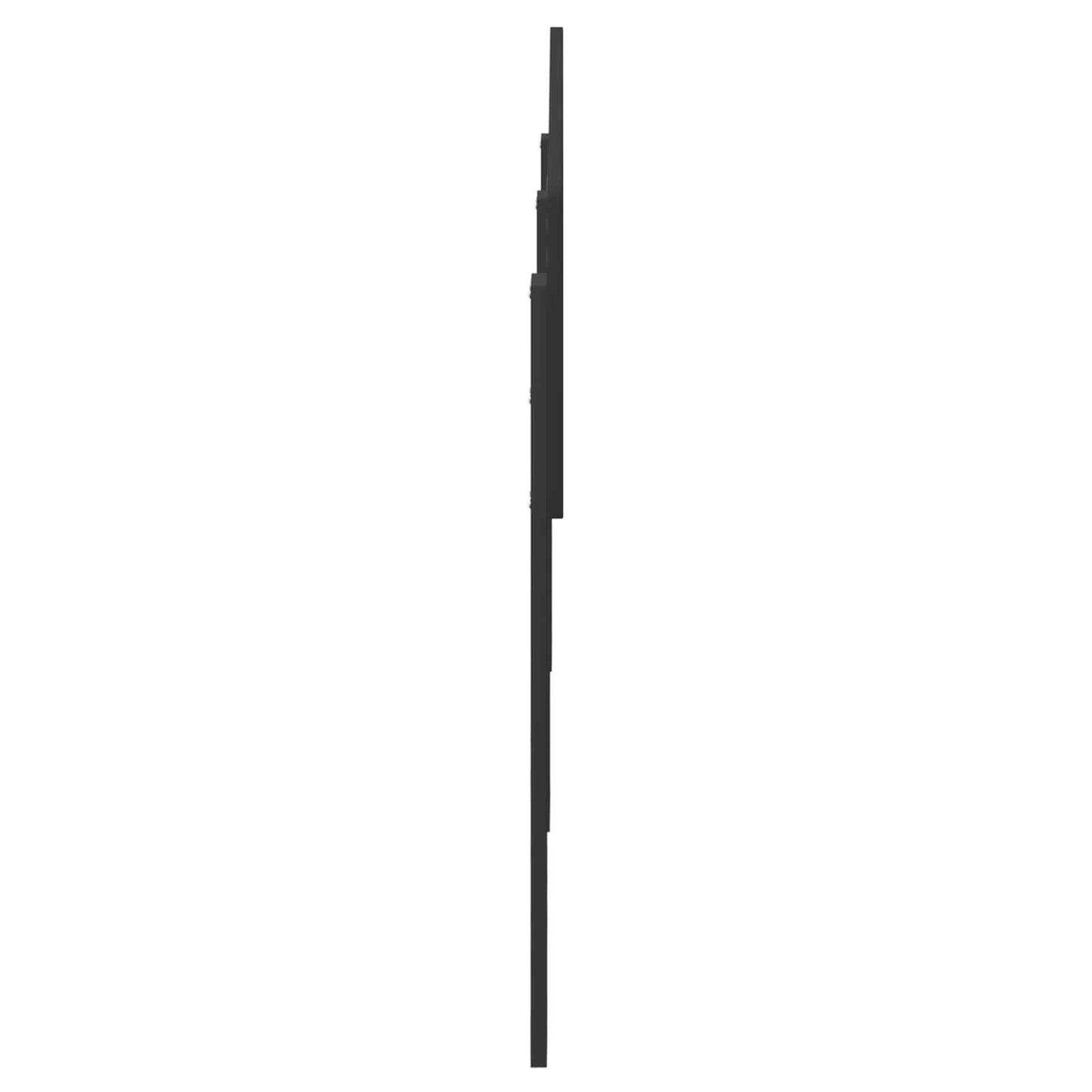 Kopfteil Schwarz Eichen-Optik 180 cm Holzwerkstoff