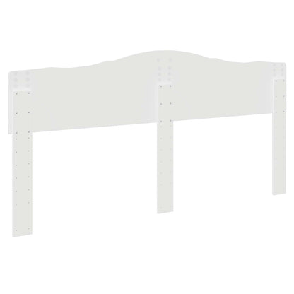 Kopfteil Glänzend Weiß 180 cm Holzwerkstoff