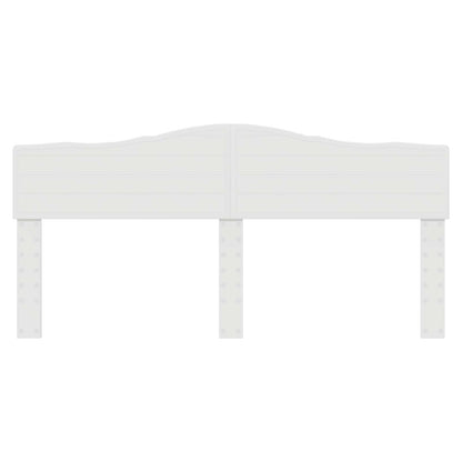 Kopfteil Glänzend Weiß 180 cm Holzwerkstoff