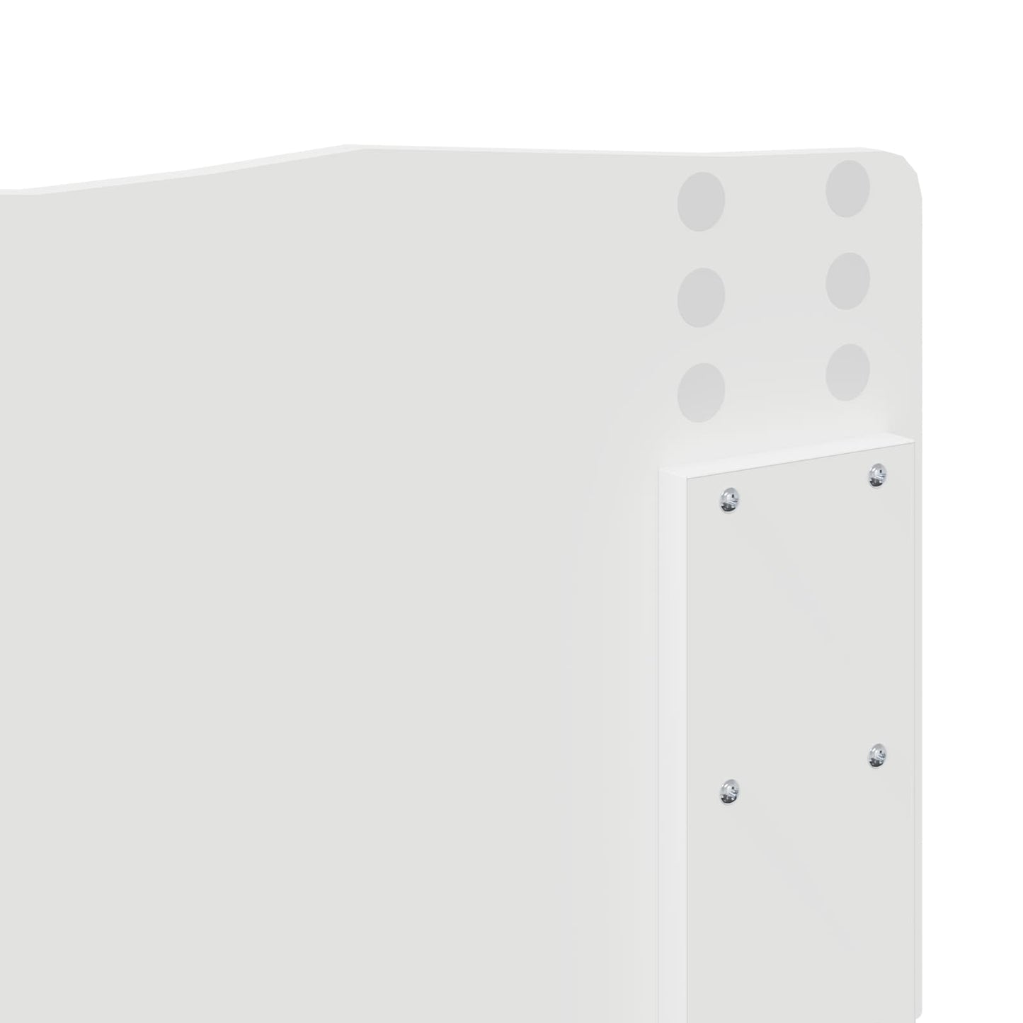 Kopfteil Glänzend Weiß 160 cm Holzwerkstoff