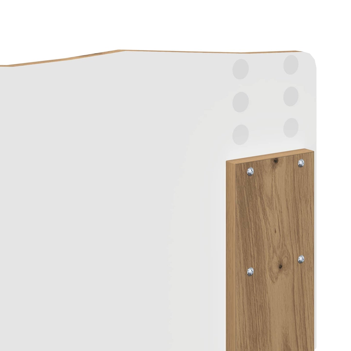 Kopfteil Artisan-Eiche 160 cm Holzwerkstoff