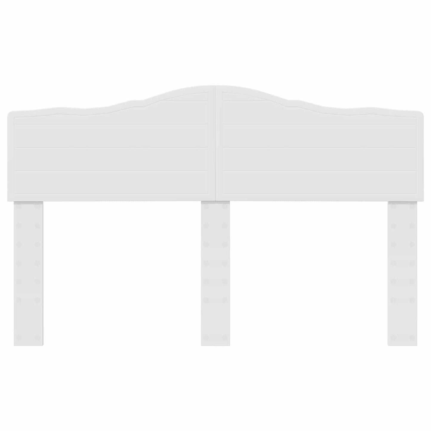 Kopfteil Weiß 140 cm Holzwerkstoff