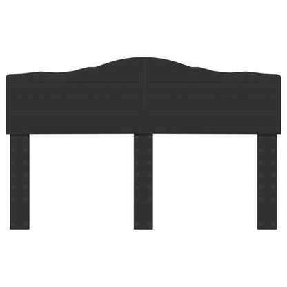 Kopfteil Schwarz Eichen-Optik 140 cm Holzwerkstoff