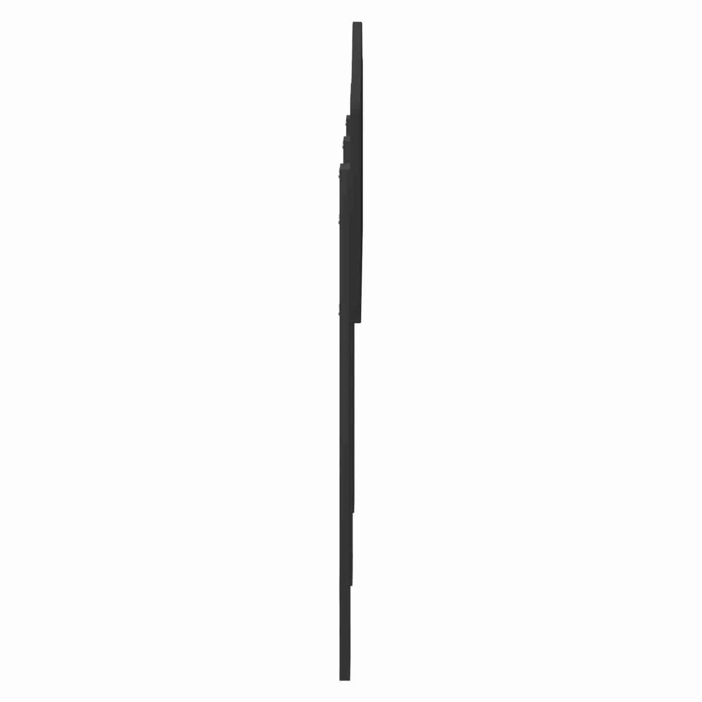 Kopfteil Schwarz Eichen-Optik 135 cm Holzwerkstoff