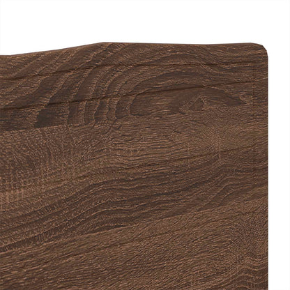 Kopfteil Braun Eichen-Optik 135 cm Holzwerkstoff