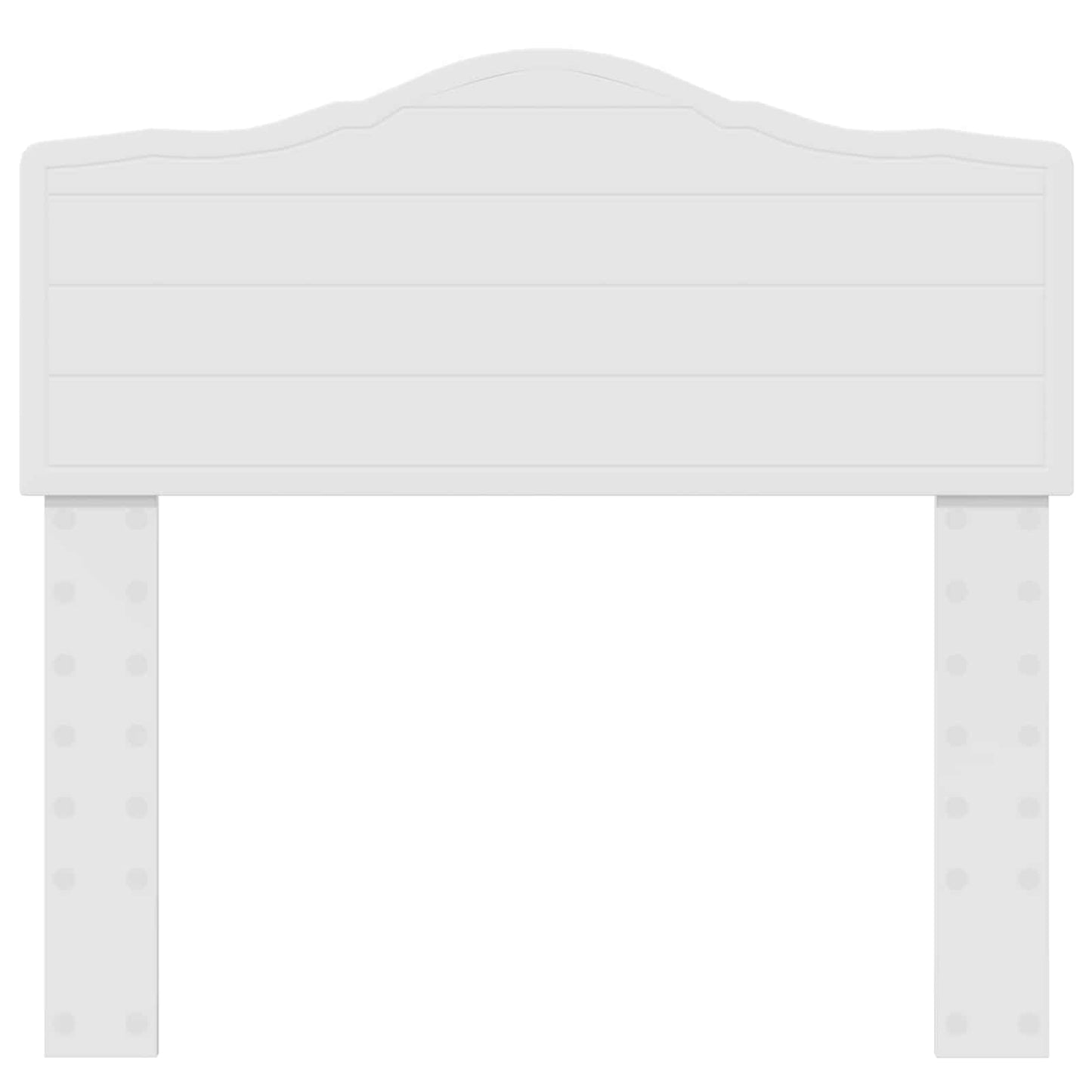 Kopfteil Weiß 100 cm Holzwerkstoff
