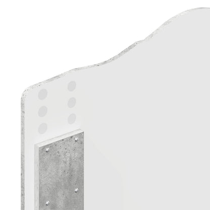 Kopfteil Beton Grau 100 cm Holzwerkstoff