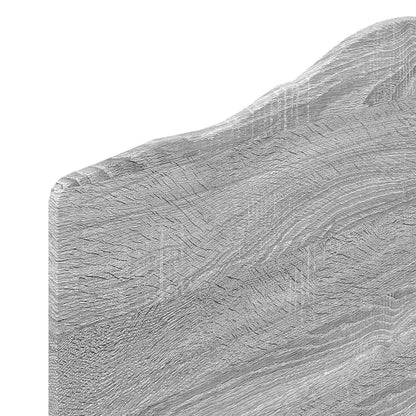 Kopfteil Graues Sonoma 100 cm Holzwerkstoff
