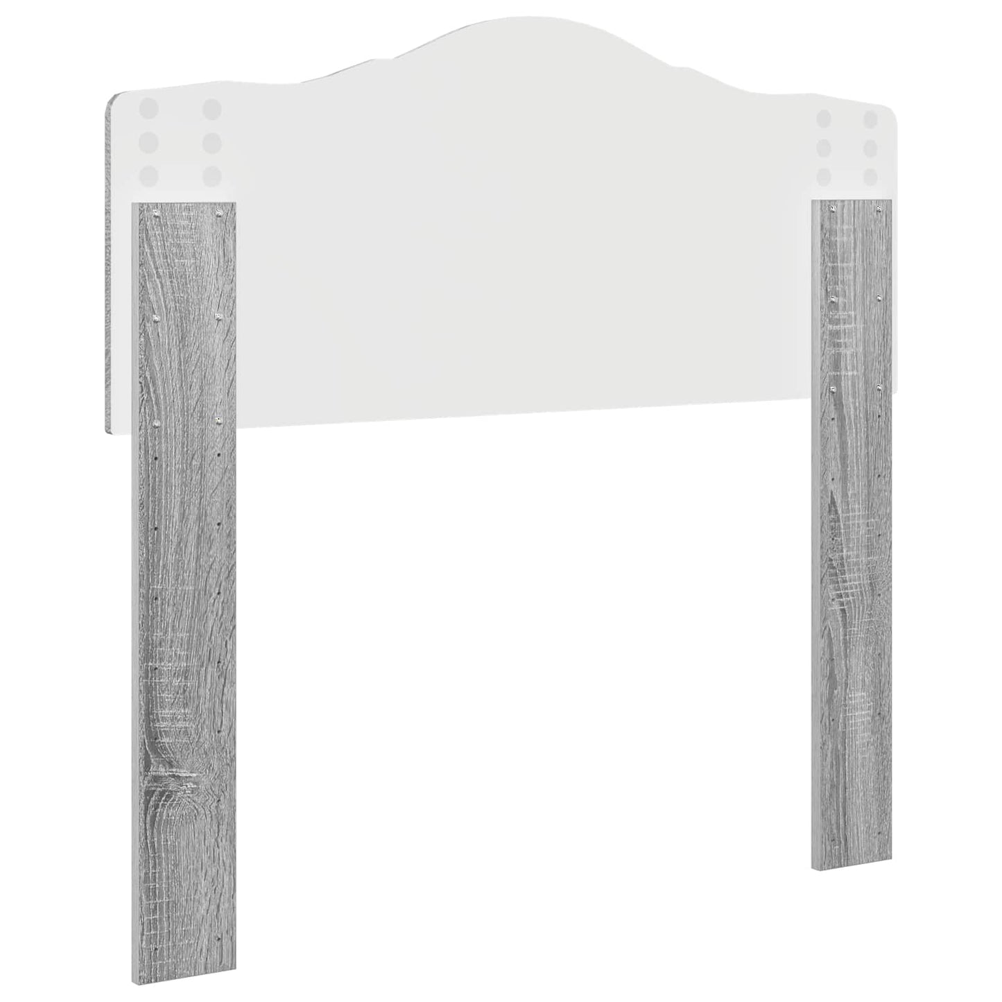 Kopfteil Graues Sonoma 100 cm Holzwerkstoff