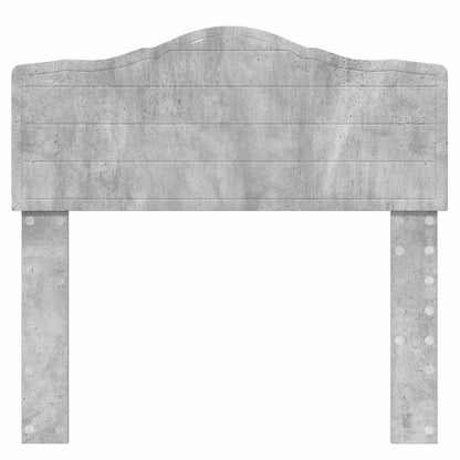 Kopfteil Beton Grau 90 cm Holzwerkstoff