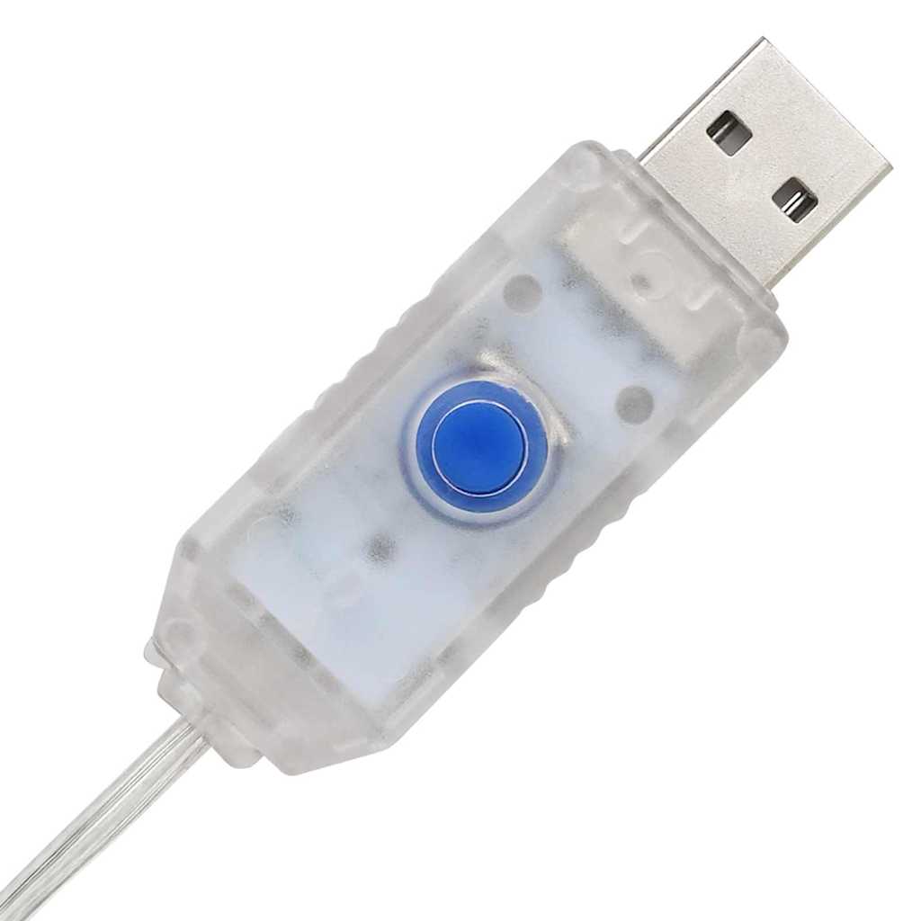 Rentierkopf mit 140 LEDs Blau 68 x 36,5 x 62,5 cm Acryl