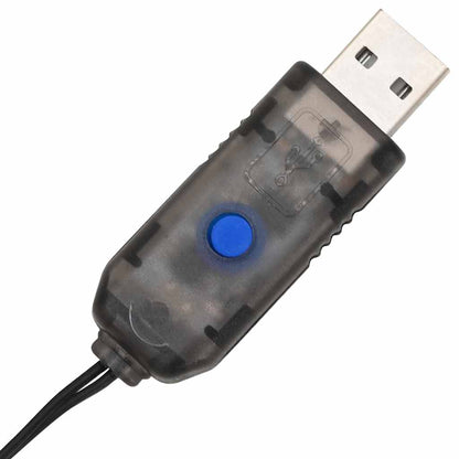 Ball mit 192 LEDs 2 pcs Warmweiß 40 x 40 x 43,5 cm Metall