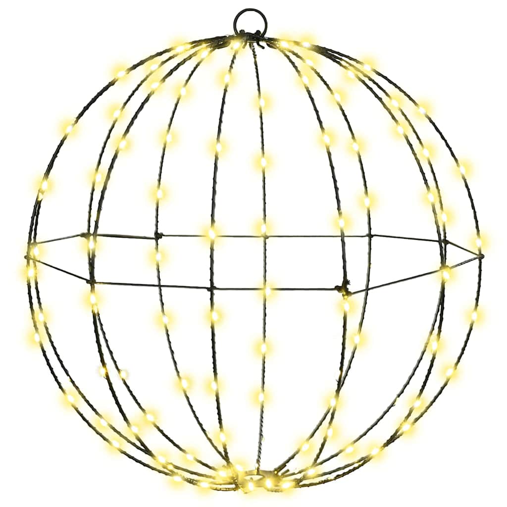Ball mit 192 LEDs 2 pcs Warmweiß 40 x 40 x 43,5 cm Metall