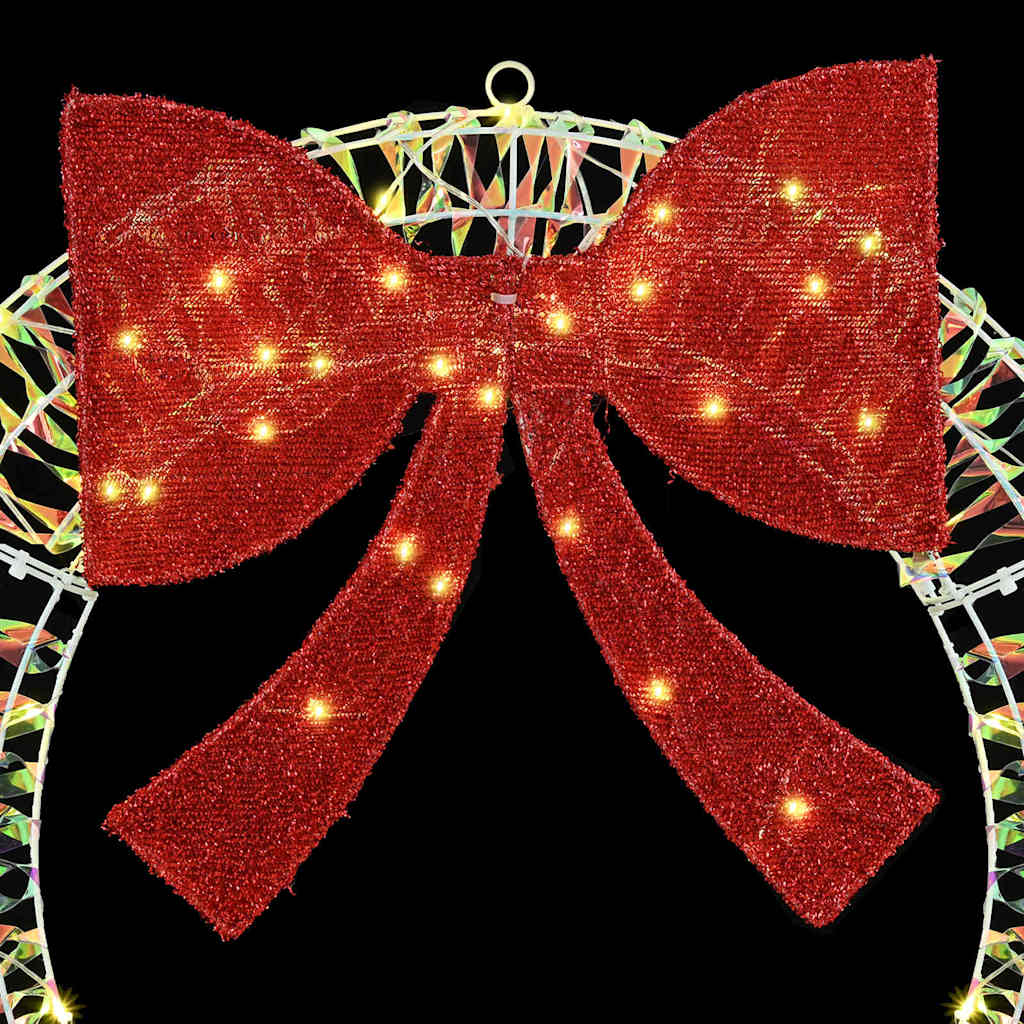 Kranz mit 150 LEDs Warmweiß 121 x 121 x 10 cm PET