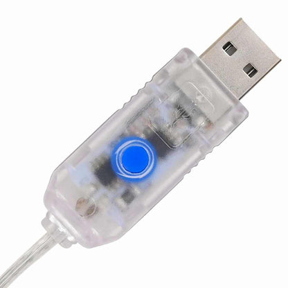 Weihnachtsbaum mit 160 LEDs Kaltweiß 150 cm Acryl