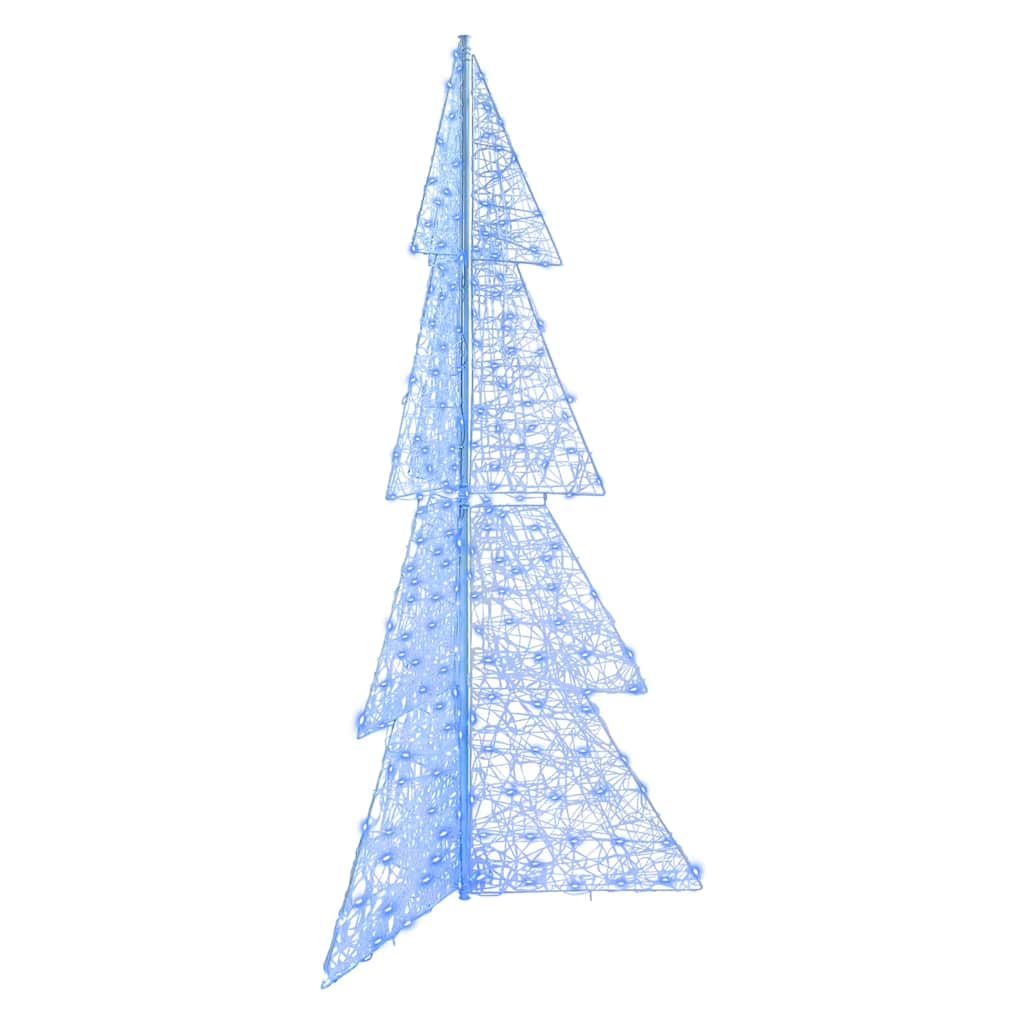 Weihnachtsbaum mit 240 LEDs Blau 180 cm Acryl