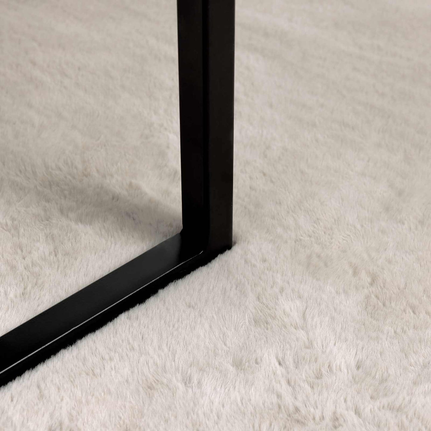 Rutschfester Kunstfellteppich Olite Beige 200 x 280 cm