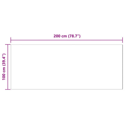 Rutschfester Kunstfellteppich Olite Creme 100 x 200 cm