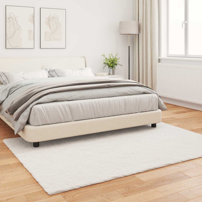 Rutschfester Kunstfellteppich Olite Creme 140 x 200 cm