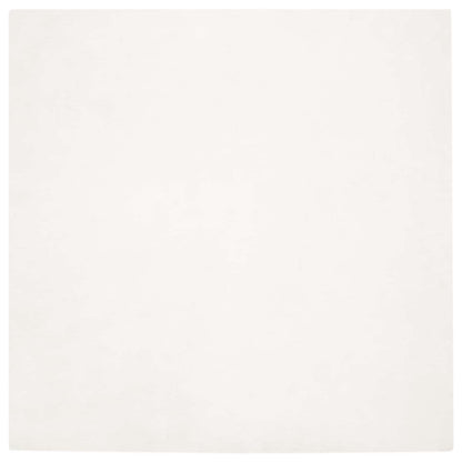 Rutschfester Kunstfellteppich Olite Creme 160 x 160 cm