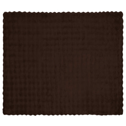 Rutschfeste Kunstfell Decke Olite 4 pcs Kamel 220 x 240 cm