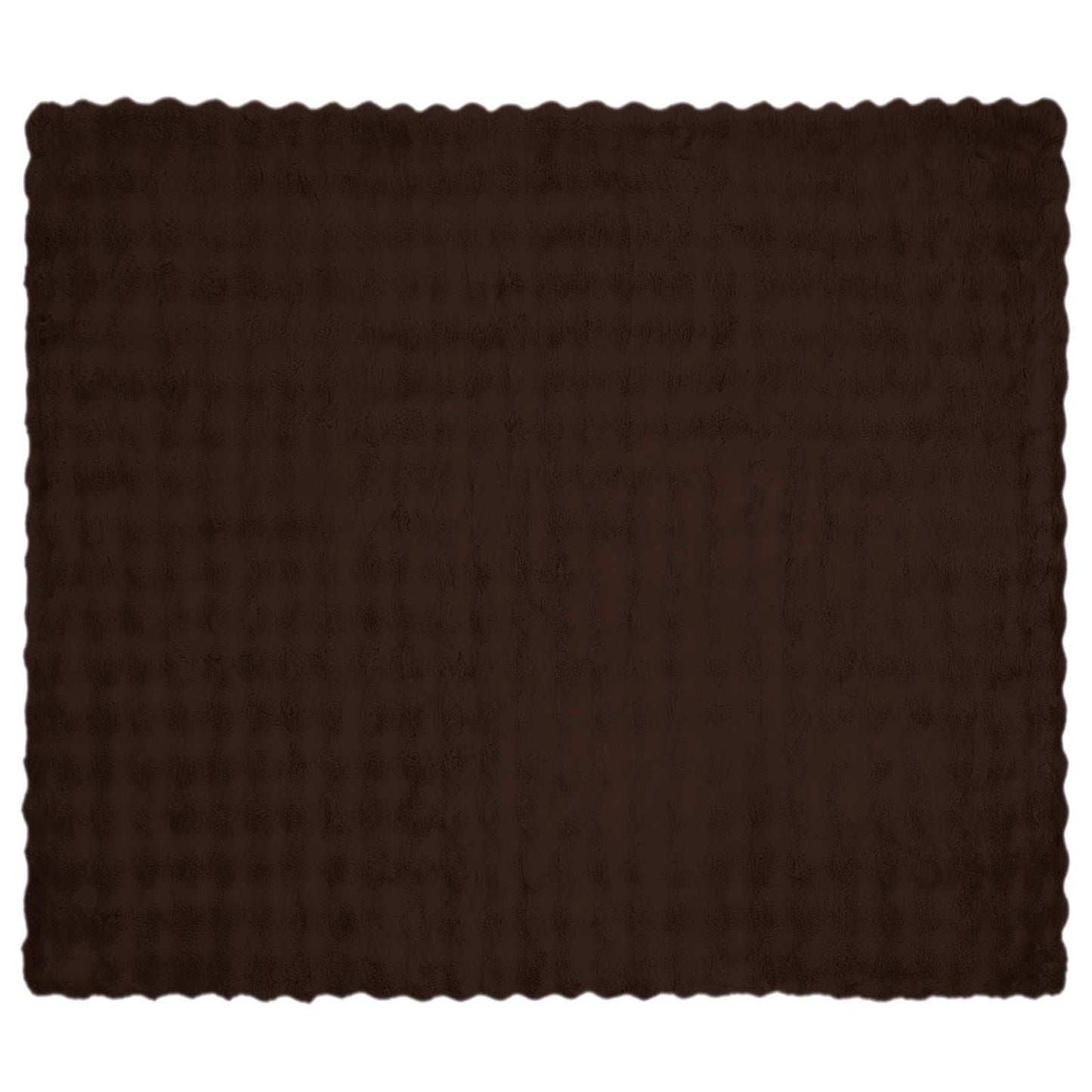 Rutschfeste Kunstfell Decke Olite 4 pcs Kamel 240 x 270 cm