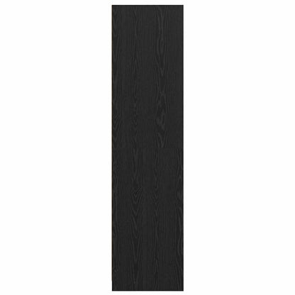 Kleiderschrank Schwarz Eichen-Optik 80 x 50 x 200 cm