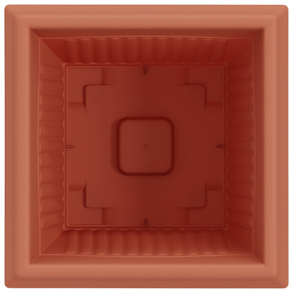 Quadratischer Blumentopf 24 pcs Ziegelrot 38 x 38 x 30 cm