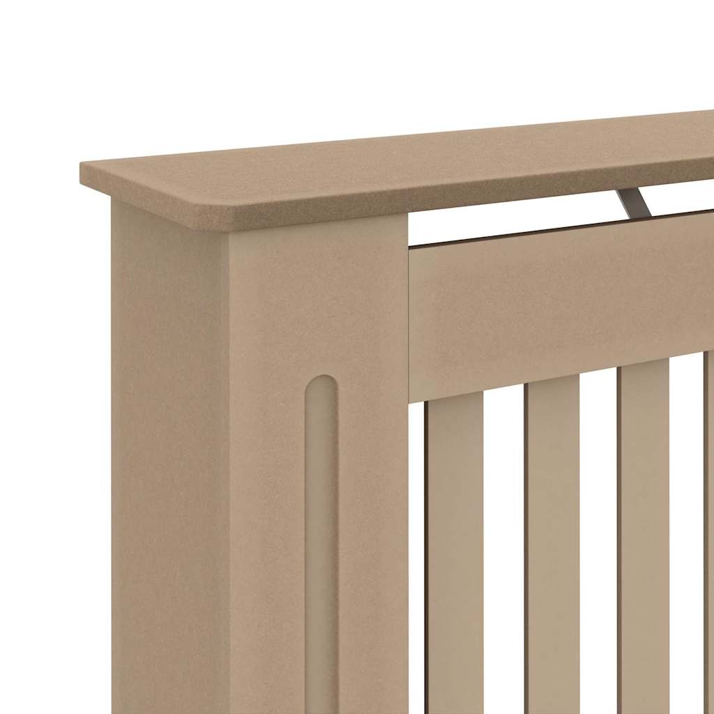 Heizkörperabdeckung 2 pcs Braun 112 x 19 x 81,5 cm