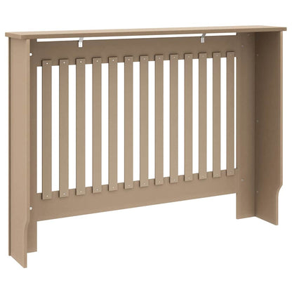 Heizkörperabdeckung 2 pcs Braun 112 x 19 x 81,5 cm