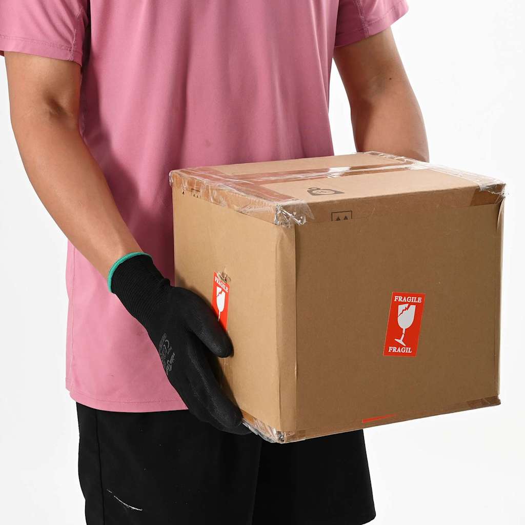 Arbeitshandschuhe 24 pcs Schwarz 8 / m Polyester