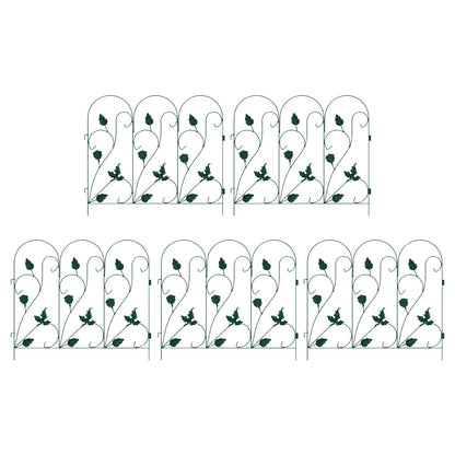 Gartenzaun Spalier Grün 307 x 54,5 x 0,3 cm