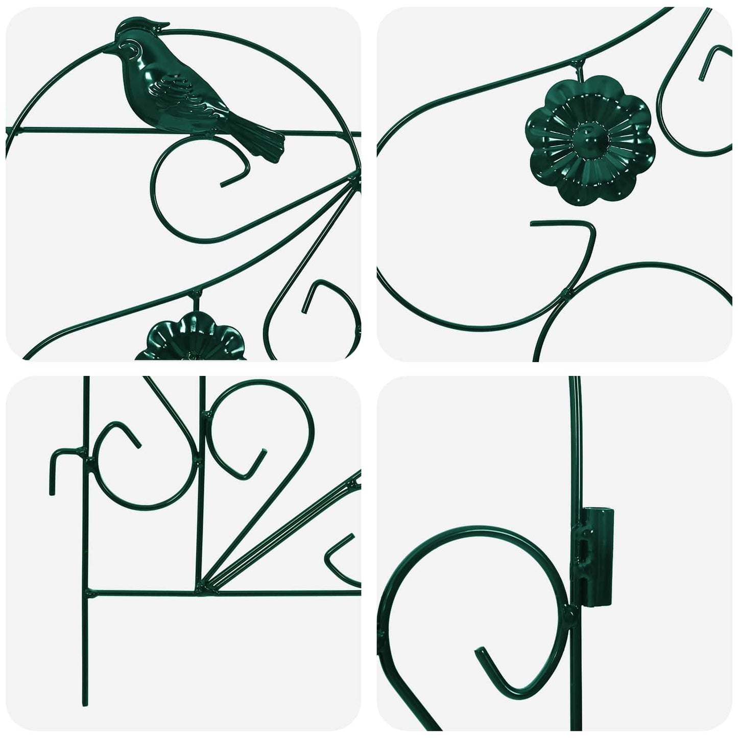 Gartenzaun Spalier Grün 308,5 x 54,5 x 0,3 cm