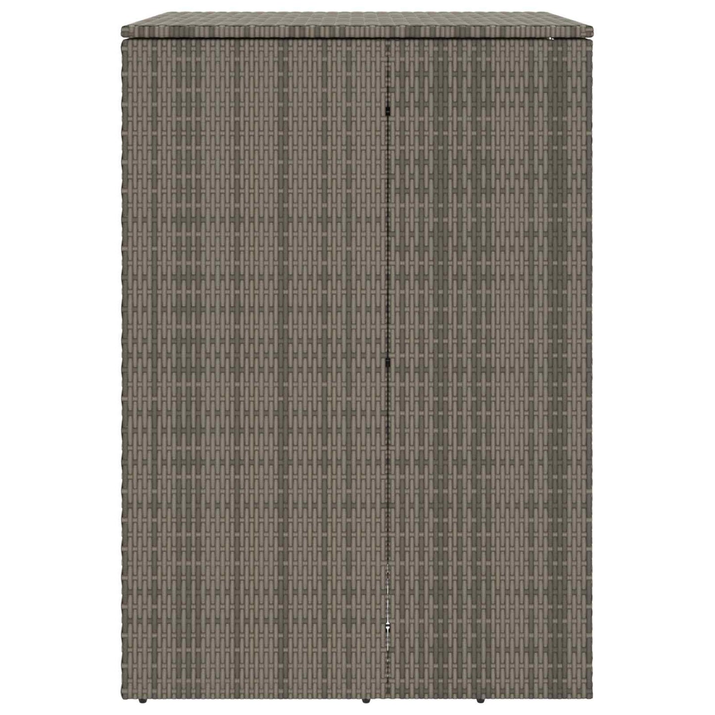 Mülltonnenbox Grau 65 x 80 x 115 cm Polyethylen