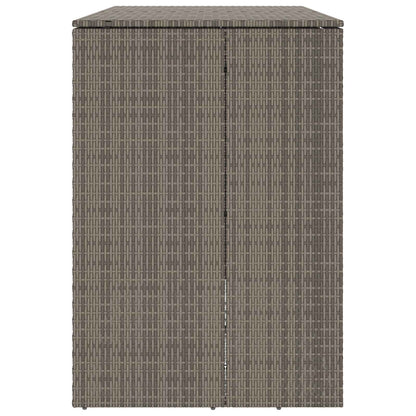 Mülltonnenbox 2 pcs Grau 65 x 80 x 115 cm Polyethylen