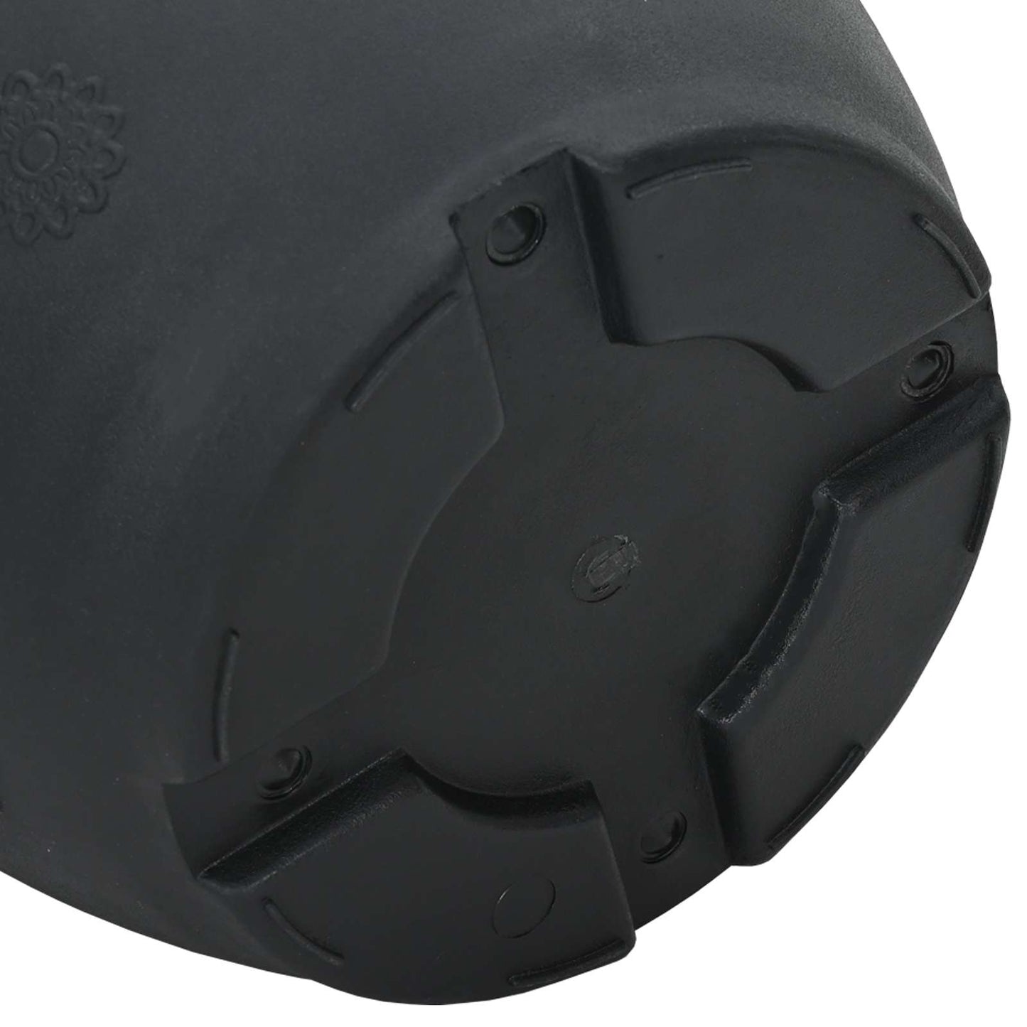 Blumentöpfe 24 pcs Schwarz Ø 26 x 21,5 cm Kunststoff